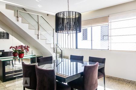Sala de Jantar de apartamento à venda com 3 quartos, 190m² em Castelo, Belo Horizonte