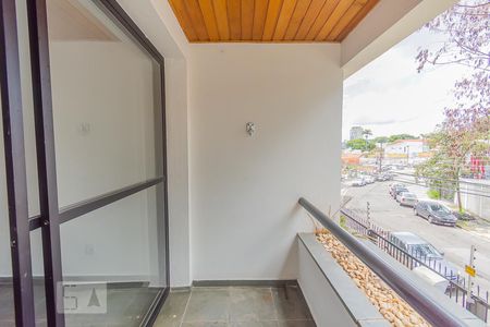 Varanda da Sala de apartamento para alugar com 1 quarto, 48m² em Nova Campinas, Campinas