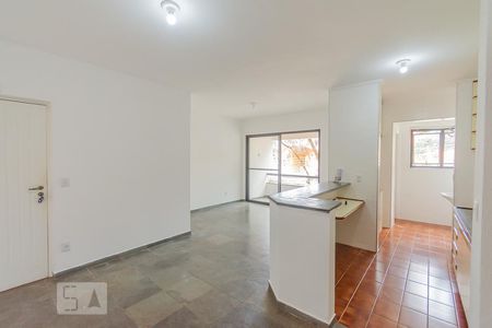 Sala de apartamento para alugar com 1 quarto, 48m² em Nova Campinas, Campinas