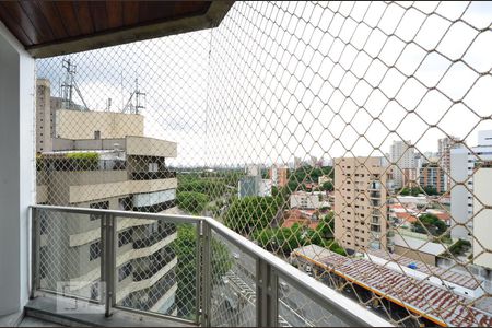 Varanda da Sala de apartamento para alugar com 3 quartos, 93m² em Vila Clementino, São Paulo