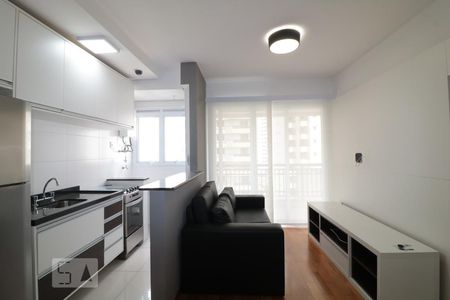 Sala de apartamento à venda com 1 quarto, 40m² em Vila Regente Feijó, São Paulo