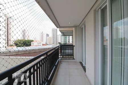 Varanda da Sala de apartamento à venda com 1 quarto, 40m² em Vila Regente Feijó, São Paulo