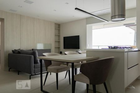 Sala de apartamento para alugar com 1 quarto, 72m² em Indianópolis, São Paulo