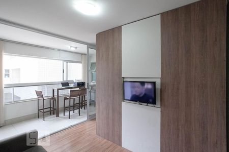 Sala de apartamento para alugar com 1 quarto, 37m² em Lourdes, Belo Horizonte