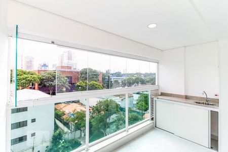 Varanda de apartamento para alugar com 1 quarto, 35m² em Santo Amaro, São Paulo