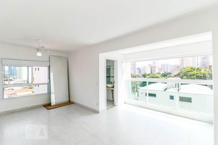 Sala de apartamento para alugar com 1 quarto, 35m² em Santo Amaro, São Paulo