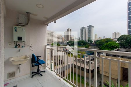 Varanda da Sala de apartamento à venda com 2 quartos, 44m² em Vila Prudente, São Paulo