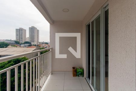 Varanda da Sala de apartamento à venda com 2 quartos, 44m² em Vila Prudente, São Paulo