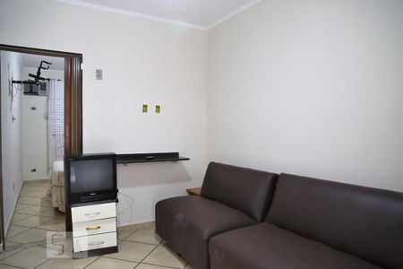 Sala de apartamento para alugar com 1 quarto, 41m² em Boqueirão, Praia Grande