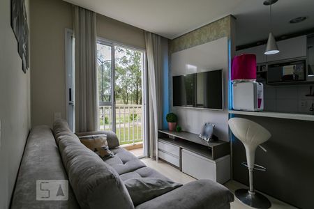 Sala de apartamento para alugar com 1 quarto, 48m² em Vila Mogilar, Mogi das Cruzes