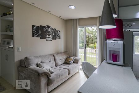 Sala de apartamento para alugar com 1 quarto, 48m² em Vila Mogilar, Mogi das Cruzes
