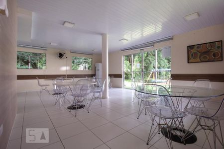 Área comum - Salão de festas de apartamento para alugar com 1 quarto, 49m² em Santa Quiteria, Curitiba