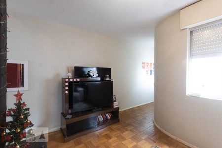 Sala de Estar de apartamento à venda com 1 quarto, 63m² em Santo Antônio, Porto Alegre