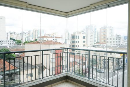 varanda de kitnet/studio para alugar com 1 quarto, 37m² em Barra Funda, São Paulo