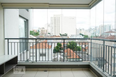 varanda de kitnet/studio para alugar com 1 quarto, 37m² em Barra Funda, São Paulo