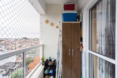 Varanda de apartamento à venda com 2 quartos, 55m² em Padroeira, Osasco