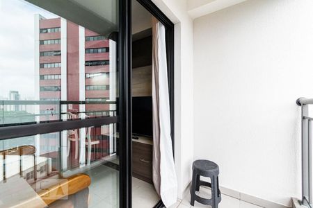 Sacada de apartamento para alugar com 1 quarto, 27m² em Mirandópolis, São Paulo