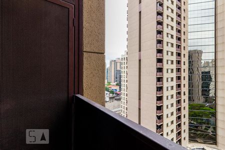 Varanda de apartamento à venda com 1 quarto, 37m² em Itaim Bibi, São Paulo