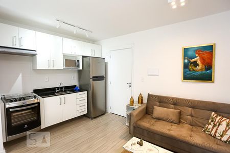 Sala de apartamento à venda com 1 quarto, 38m² em Vila Andrade, São Paulo