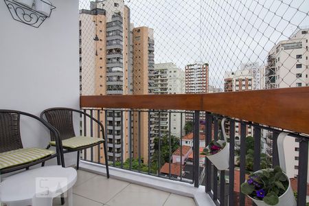 Varanda da Sala de apartamento para alugar com 2 quartos, 65m² em Perdizes, São Paulo