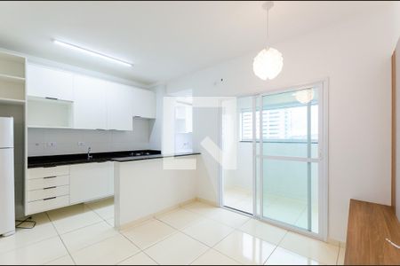 Sala de apartamento para alugar com 1 quarto, 38m² em Macuco, Santos