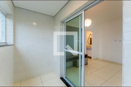 Varanda de apartamento para alugar com 1 quarto, 38m² em Macuco, Santos