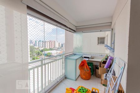 Varanda gourmet de apartamento à venda com 2 quartos, 61m² em Vila Apiaí, Santo André