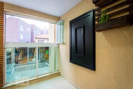Varanda gourmet de apartamento à venda com 3 quartos, 84m² em Vila Valparaíso, Santo André
