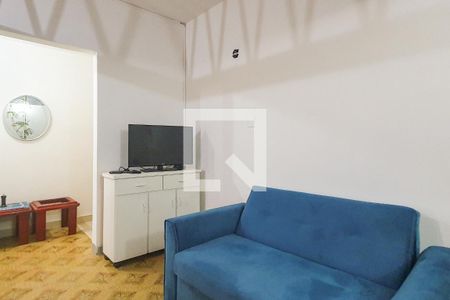 Sala de apartamento para alugar com 1 quarto, 60m² em Jardim Las Palmas, Guarujá