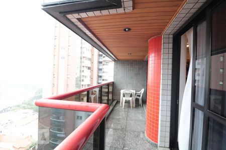 Varanda da Sala de apartamento à venda com 4 quartos, 185m² em Vila Regente Feijó, São Paulo