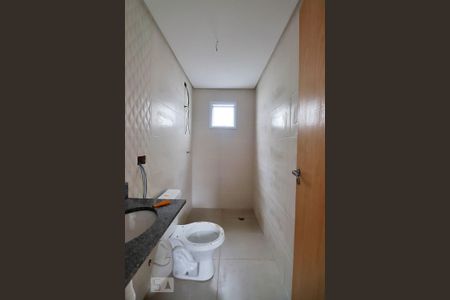 Banheiro da Suíte de apartamento à venda com 2 quartos, 100m² em Vila Alto de Santo André, Santo André