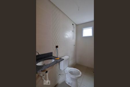 Banheiro da Suíte de apartamento à venda com 2 quartos, 100m² em Vila Alto de Santo André, Santo André