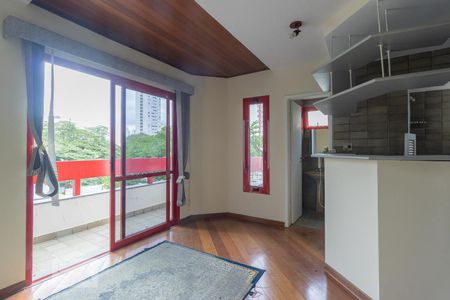 Sala de apartamento para alugar com 1 quarto, 61m² em Jardim São Dimas, São José dos Campos