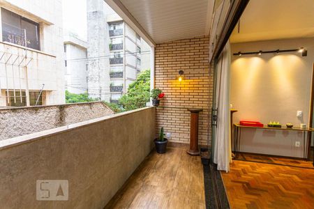 Varanda Gourmet de apartamento para alugar com 3 quartos, 110m² em Sion, Belo Horizonte