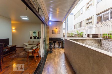 Varanda Gourmet de apartamento para alugar com 3 quartos, 110m² em Sion, Belo Horizonte