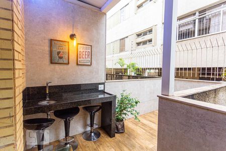 Varanda Gourmet de apartamento para alugar com 3 quartos, 110m² em Sion, Belo Horizonte