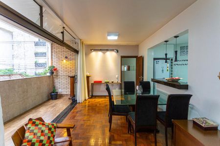 Sala de apartamento para alugar com 3 quartos, 110m² em Sion, Belo Horizonte