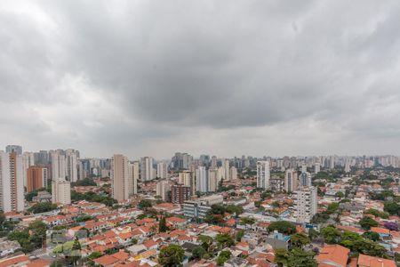 Vista da Varanda da Sala de apartamento para alugar com 3 quartos, 165m² em Brooklin Paulista, São Paulo