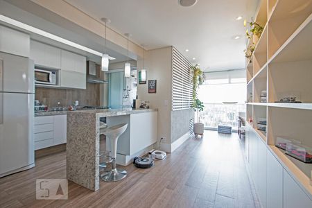  Sala, Jantar e Cozinha de apartamento à venda com 2 quartos, 65m² em Jardim Novo Santo Amaro, São Paulo