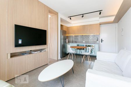 Sala de apartamento à venda com 1 quarto, 39m² em Pinheiros, São Paulo