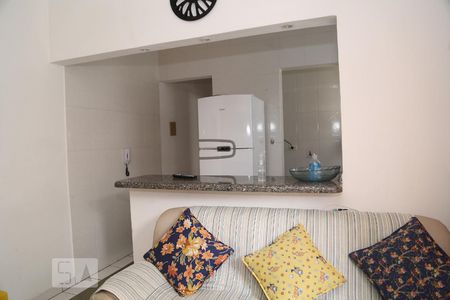 Sala de apartamento para alugar com 1 quarto, 38m² em Guilhermina, Praia Grande