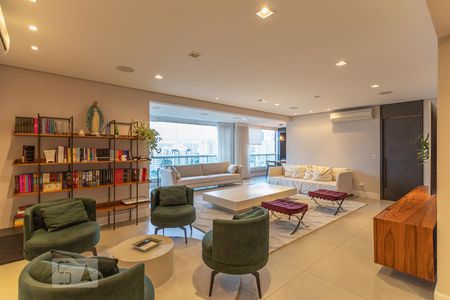 Sala de apartamento à venda com 4 quartos, 185m² em Vila Romana, São Paulo