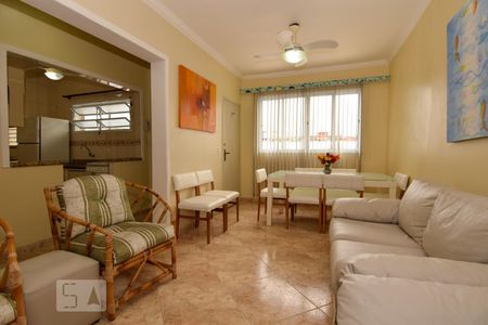 Sala de apartamento para alugar com 3 quartos, 160m² em Jardim Vitória, Guarujá