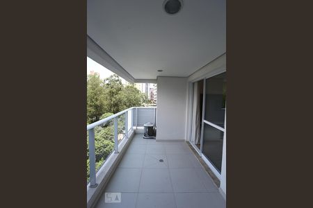 varanda de apartamento para alugar com 1 quarto, 46m² em Vila Andrade, São Paulo