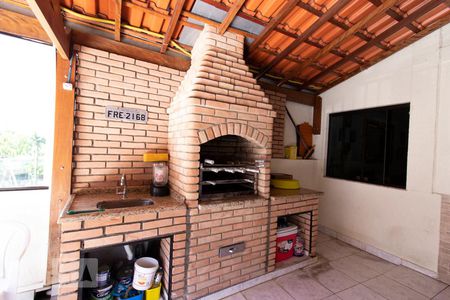 Detalhe - Varanda da Sala / Churrasqueira de casa à venda com 3 quartos, 72m² em Jardim Carlu, São Paulo