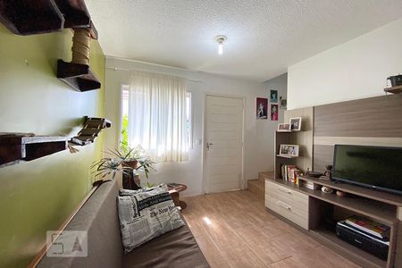 Sala de casa de condomínio à venda com 2 quartos, 87m² em Canudos, Novo Hamburgo