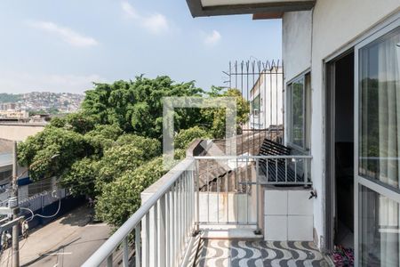 Varanda  de apartamento para alugar com 1 quarto, 42m² em Benfica, Rio de Janeiro