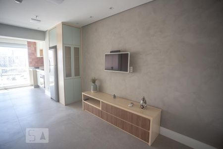 Sala de estar de apartamento para alugar com 1 quarto, 42m² em Centro, São Bernardo do Campo