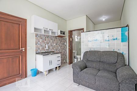 Sala e Cozinha de kitnet/studio para alugar com 1 quarto, 20m² em Campo Belo, São Paulo