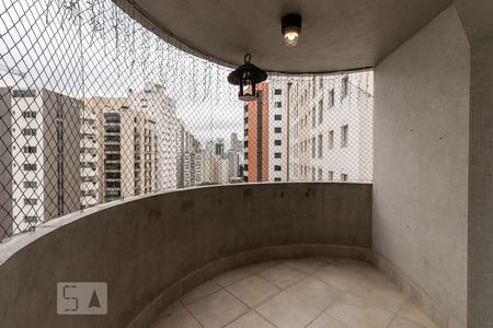 Varanda de apartamento à venda com 3 quartos, 117m² em Moema, São Paulo